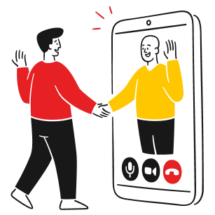 Telecommunication industry illustration