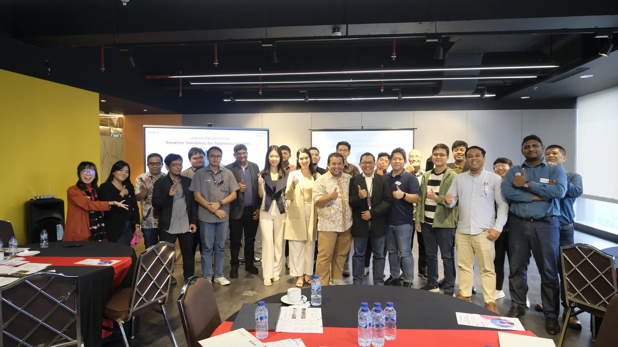 CODE.ID and Hidden Brains event showcasing ROCKEYE and DatumsAI for Indonesian corporations
