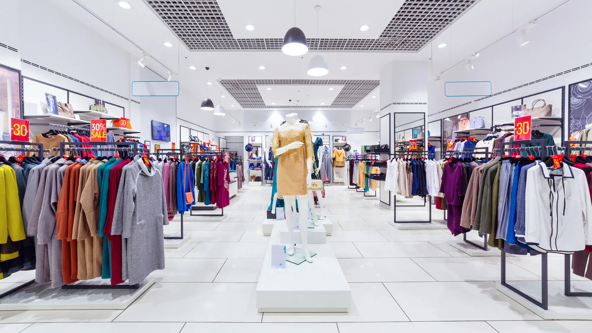 Illustration of H&M store