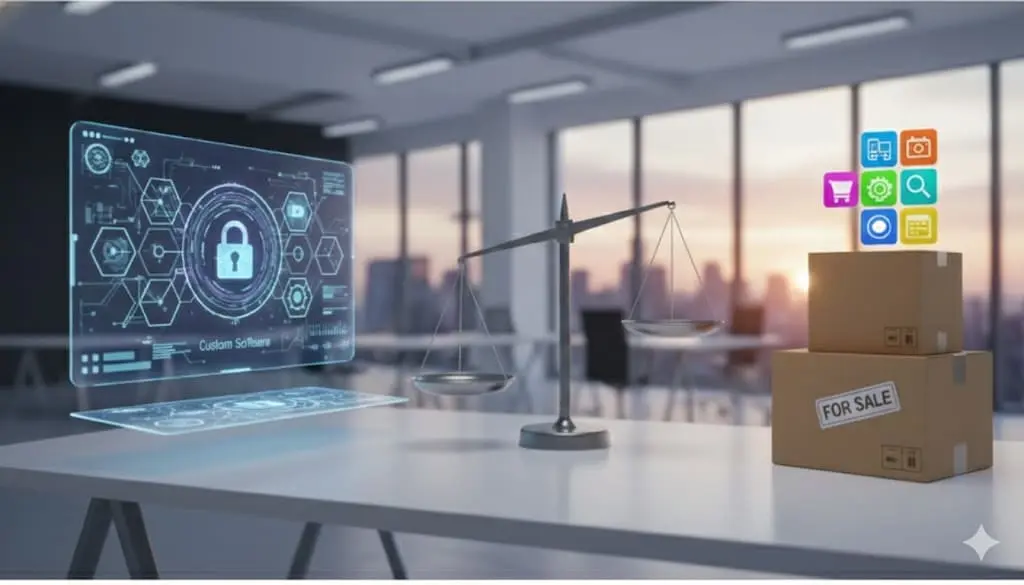 Custom Software vs Off-the-Shelf: 5 Pertimbangan di 2026